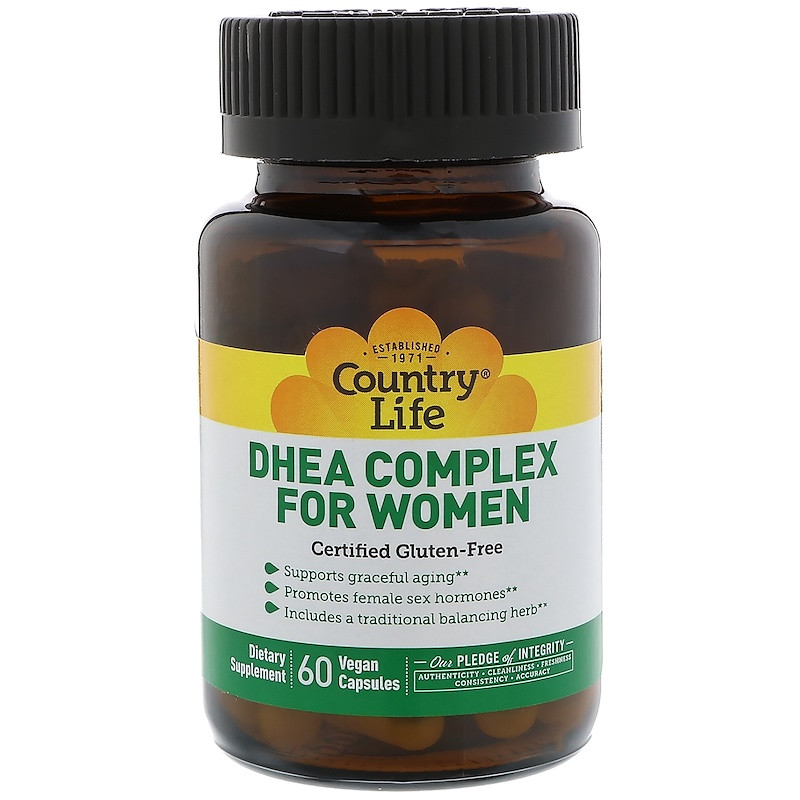 Country Life DHEA Complex For Women 60 caps - зображення 1