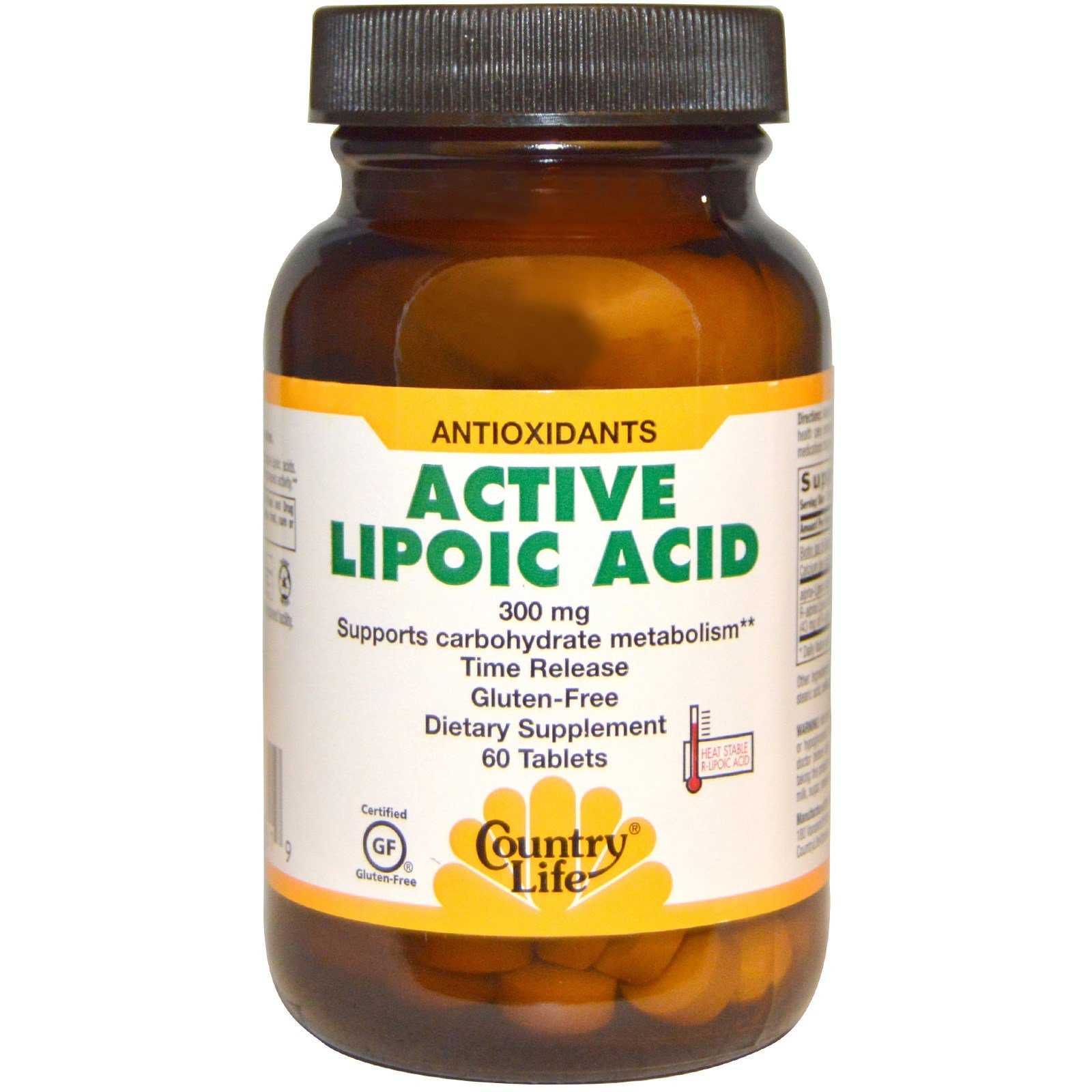 Country Life Active Lipoic Acid 300 mg 60 tabs - зображення 1