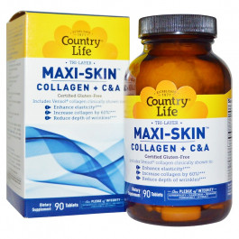 Country Life Maxi-Skin Collagen + C&A 90 tabs