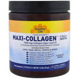   Country Life Maxi-Collagen C&A + Biotin 213 g /30 servings/