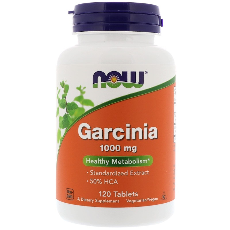 Now Garcinia 1,000 mg Tablets 120 tabs - зображення 1