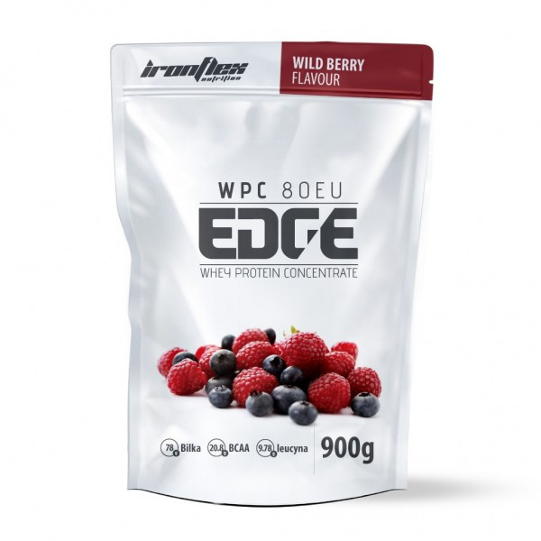 IronFlex Nutrition WPC 80eu EDGE 900 g /30 servings/ Strawberry - зображення 1