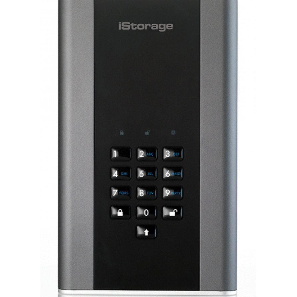 iStorage diskAshur DT2 256-bit 6 TB Graphite (IS-DT2-256-6000-C-G) - зображення 1