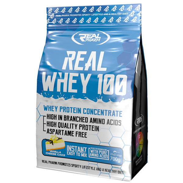 Real Pharm Real Whey 100 700 g /23 servings/ Peanut Butter - зображення 1