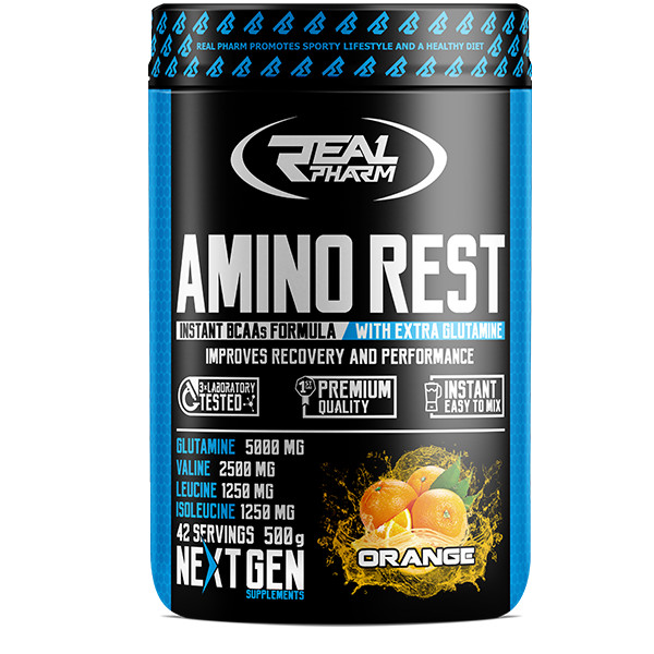 Real Pharm Amino Rest 500 g /42 servings/ Mango Pineapple - зображення 1