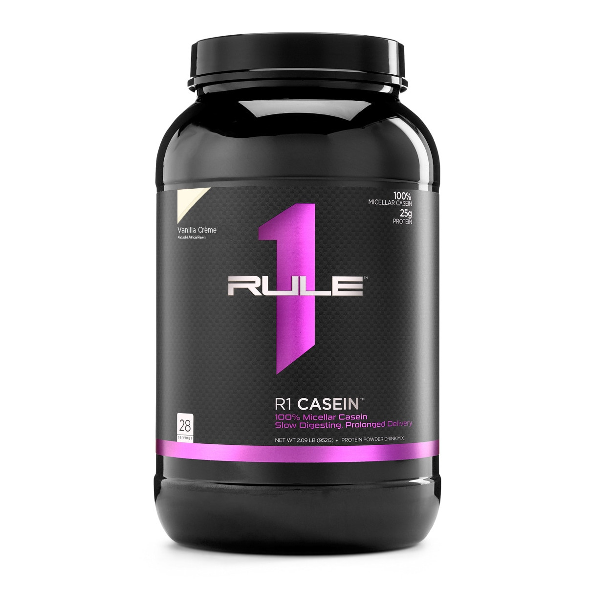 Rule One Proteins R1 Casein 952 g /28 servings/ Vanilla Creme - зображення 1