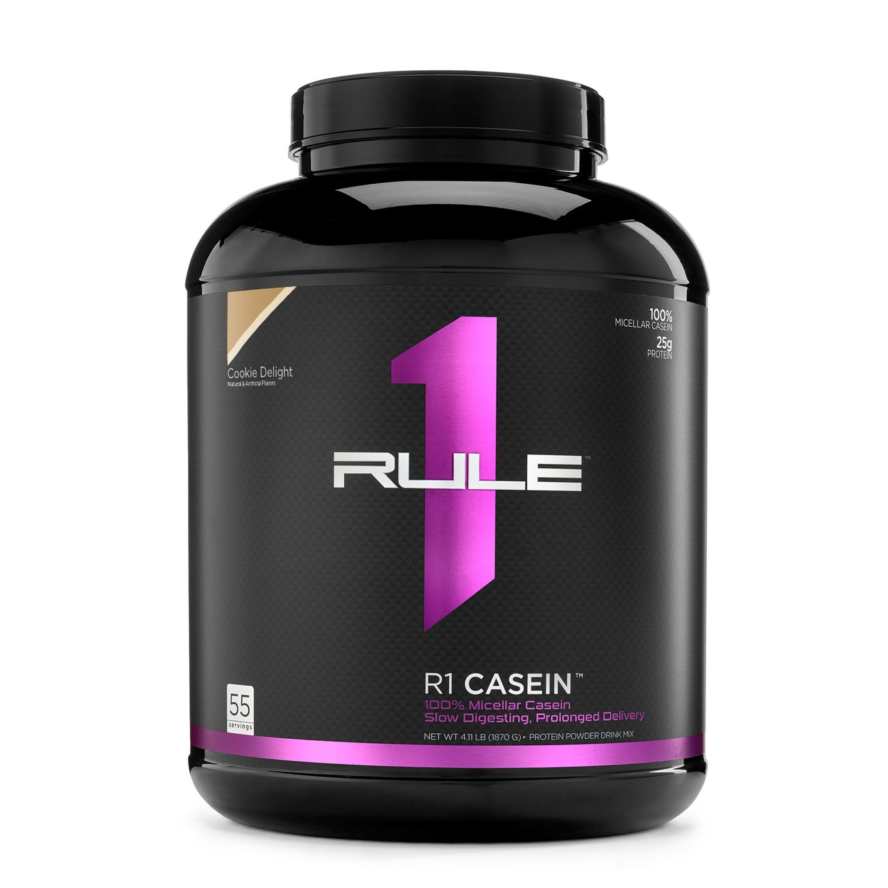 Rule One Proteins R1 Casein 1870 g /55 servings/ Cookie Delight - зображення 1