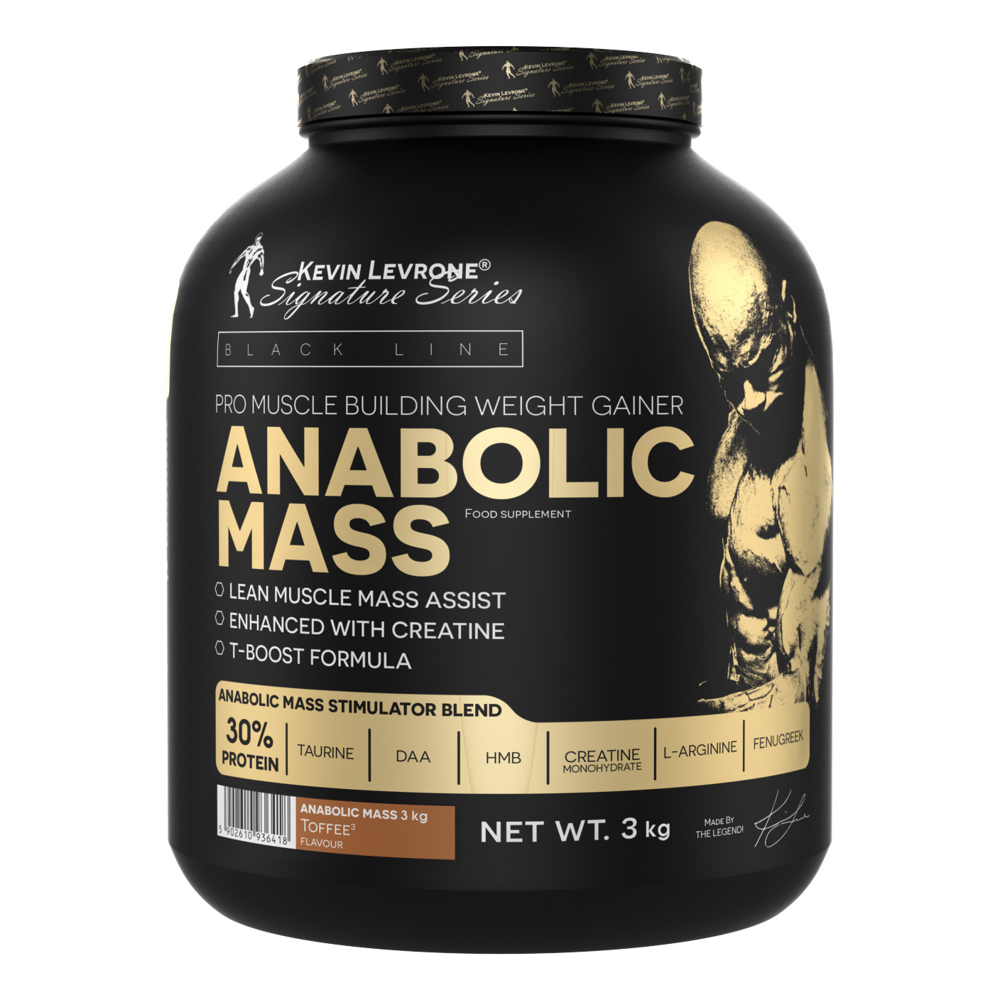 Kevin Levrone Anabolic Mass 3000 g /30 servings/ Chocolate - зображення 1