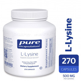 Pure Encapsulations l-Lysine 500 mg 270 caps