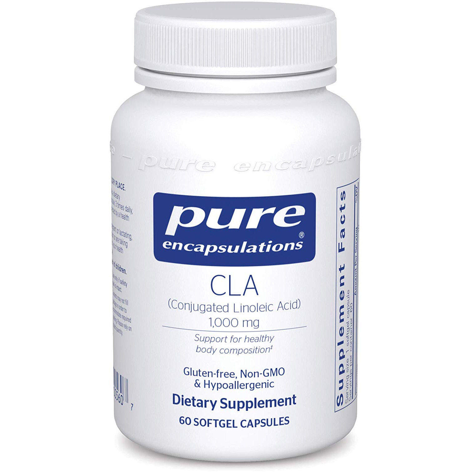 Pure Encapsulations CLA /Conjugated Linoleic Acid/ 1,000 mg 60 caps - зображення 1