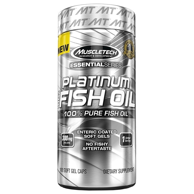 MuscleTech Platinum 100% Fish Oil 100 caps - зображення 1