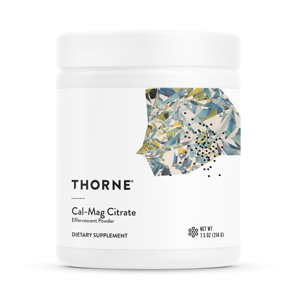 Thorne Cal-Mag Citrate Effervescent Powder 214 g /40 servings/ Pure - зображення 1