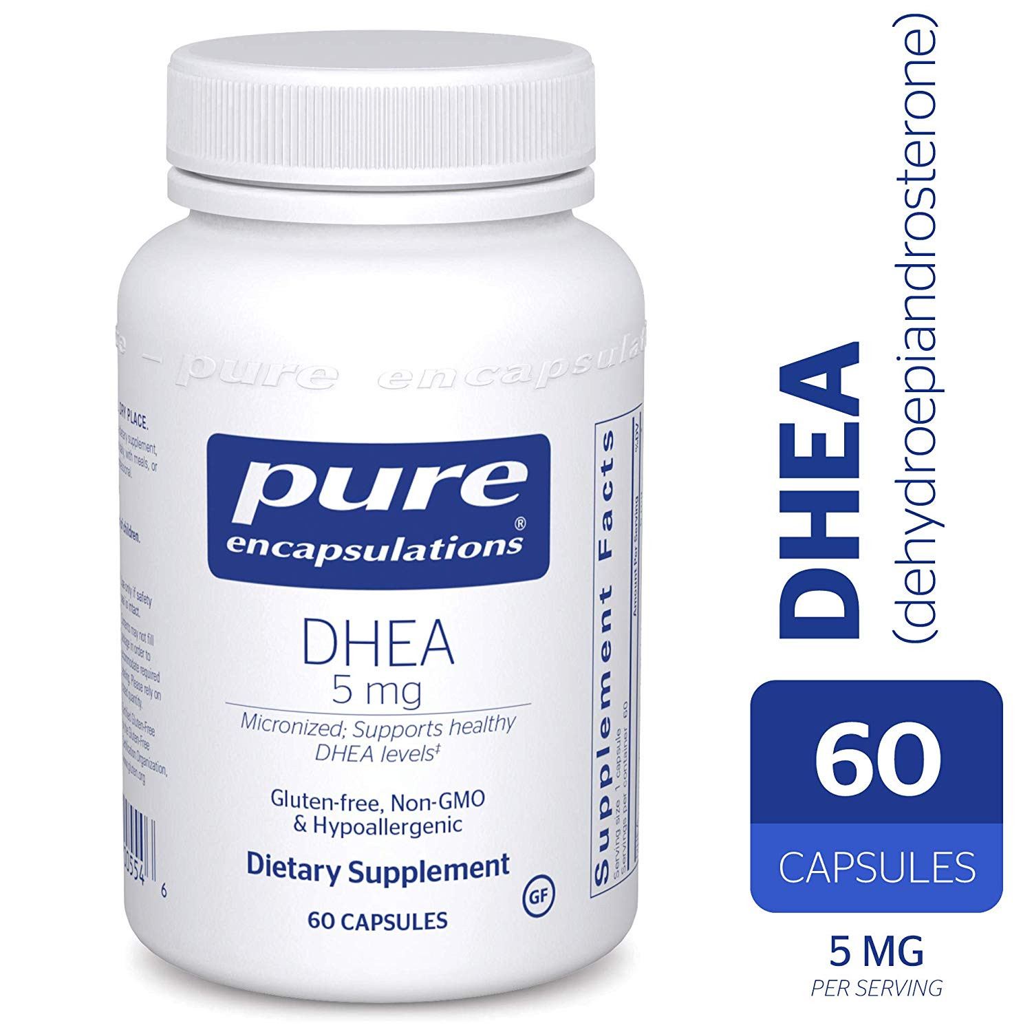 Pure Encapsulations DHEA 5 mg 60 caps - зображення 1