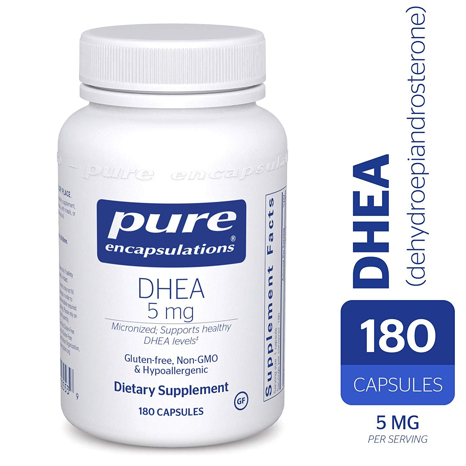 Pure Encapsulations DHEA 5 mg 180 caps - зображення 1