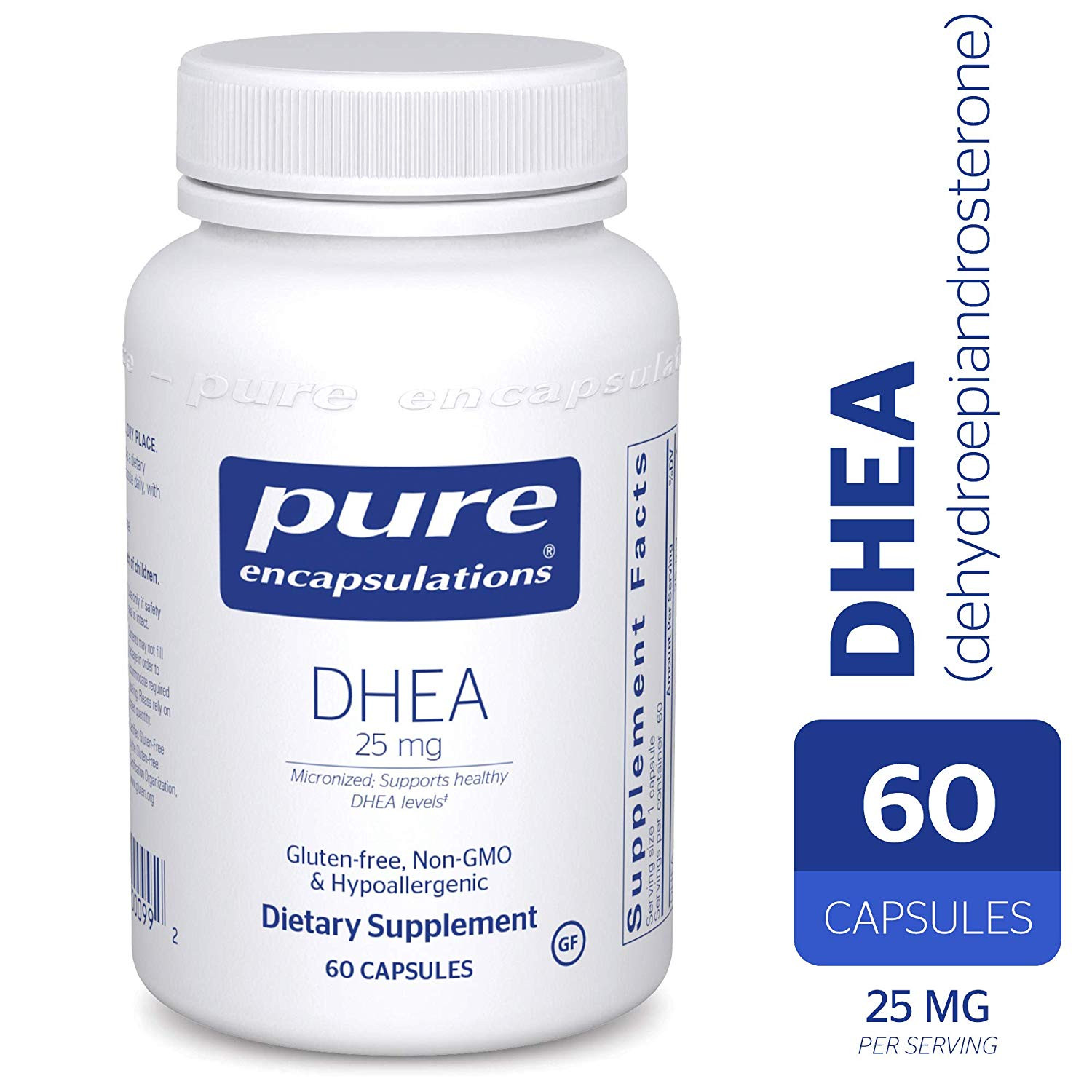 Pure Encapsulations DHEA 25 mg 60 caps - зображення 1