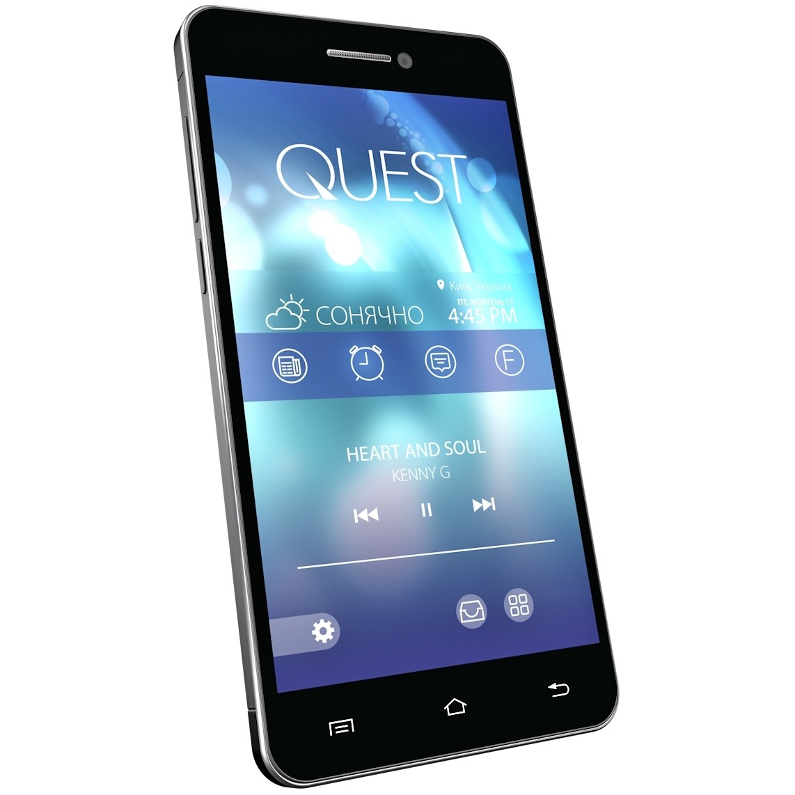 Qumo Quest 507 (Black) купить в интернет-магазине: цены на смартфон Quest  507 (Black) - отзывы и обзоры, фото и характеристики. Сравнить предложения  в Украине: Киев, Харьков, Одесса, Днепр на Hotline.ua