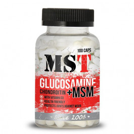 MST Nutrition Glucosamin Chondroitin+MSM 100 caps