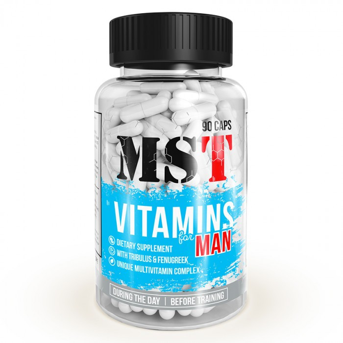 MST Nutrition Vitamins for Man 90 caps - зображення 1