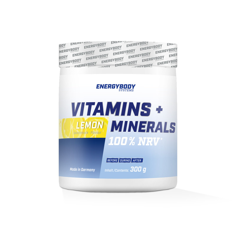 Energybody Systems Vitamins + Minerals 300 g /20 servings/ Lemon - зображення 1