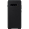 Samsung G973 Galaxy S10 Leather Cover Black (EF-VG973LBEG) - зображення 1