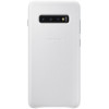 Samsung G975 Galaxy S10 Plus Leather Cover White (EF-VG975LWEG) - зображення 1