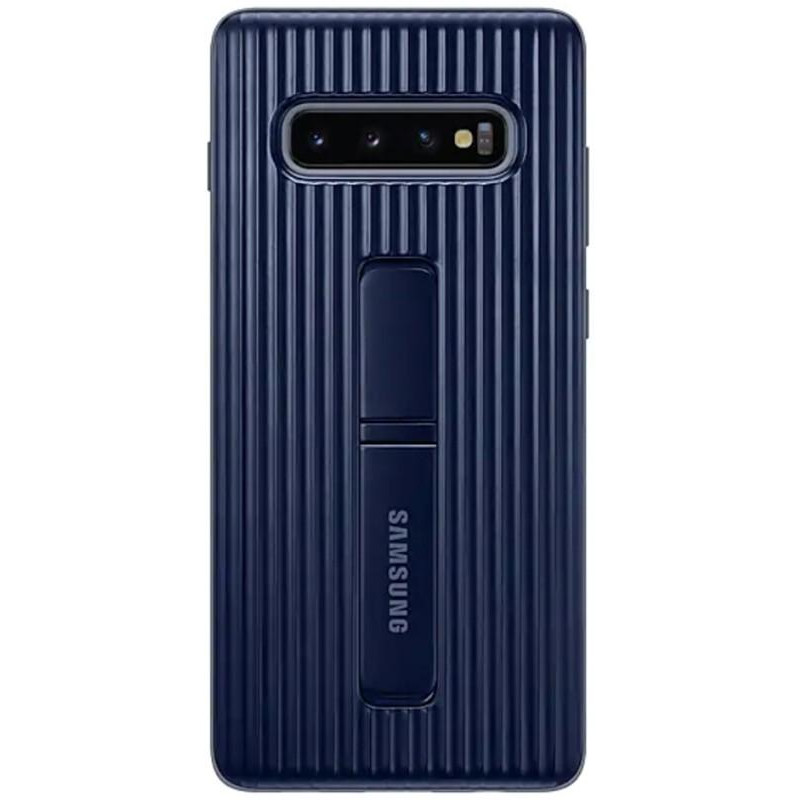 Samsung G973 Galaxy S10 Protective Stadning Cover Blue (EF-RG973CBEG) - зображення 1