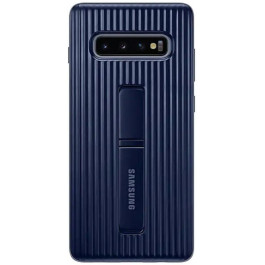   Samsung G973 Galaxy S10 Protective Stadning Cover Blue (EF-RG973CBEG)