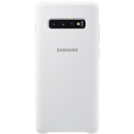 Samsung G973 Galaxy S10 Silicone Cover White (EF-PG973TWEG)
