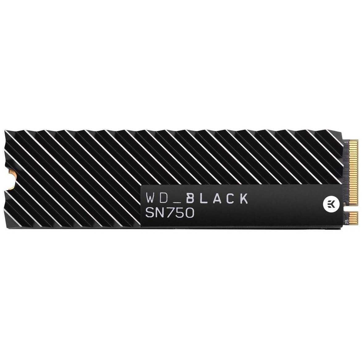 WD Black SN750 NVME SSD 1 TB With Heatsink (WDS100T3XHC) - зображення 1