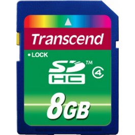 Transcend 8 GB SDHC class 4 TS8GSDHC4