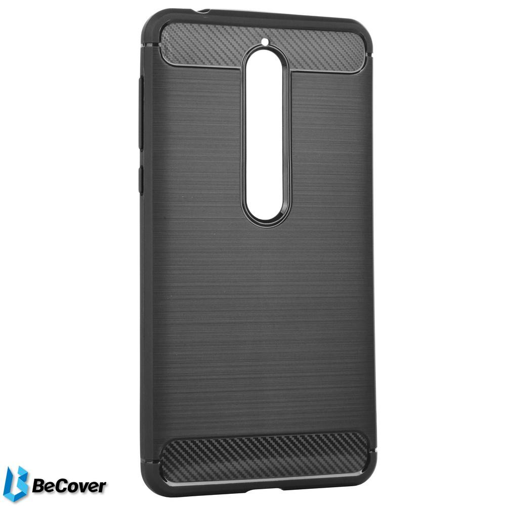 BeCover Carbon Series для Nokia 3.1 Plus Gray (703355) - зображення 1