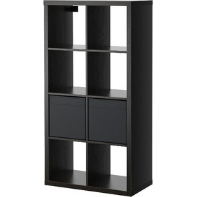 IKEA KALLAX стеллаж с вставками DRONA 77x39h147 (990.272.27) - зображення 1