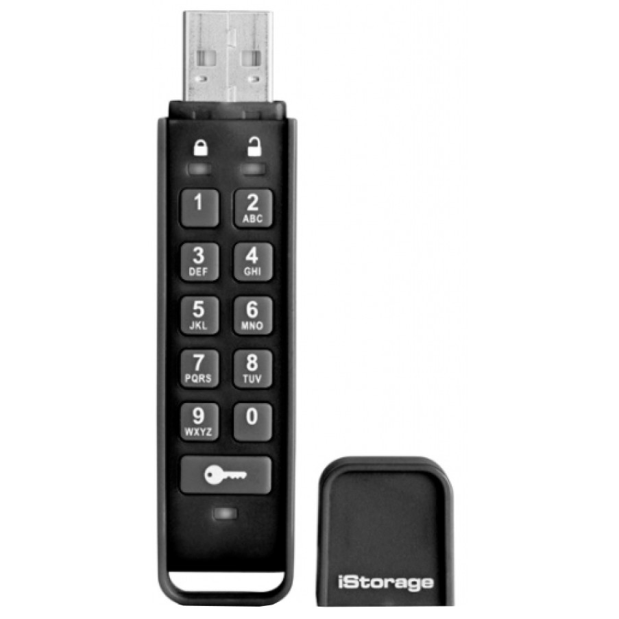 iStorage 64 GB datAshur Personal2 256-bit USB Flash Drive (IS-FL-DAP3-B-64) - зображення 1