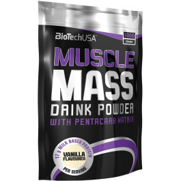 BiotechUSA Muscle Mass 1000 g /14 servings/ Chocolate