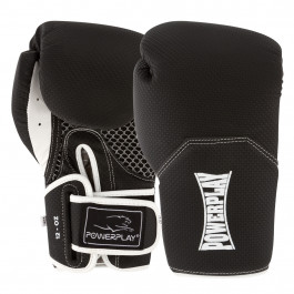 PowerPlay Боксерские перчатки 3011 10oz Black/White (PP_3011_10oz_Bl/White)