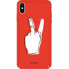 Pump Tender Touch Case Max V Middle Finger for iPhone XS (PMTTX/XS-6/126G) - зображення 1