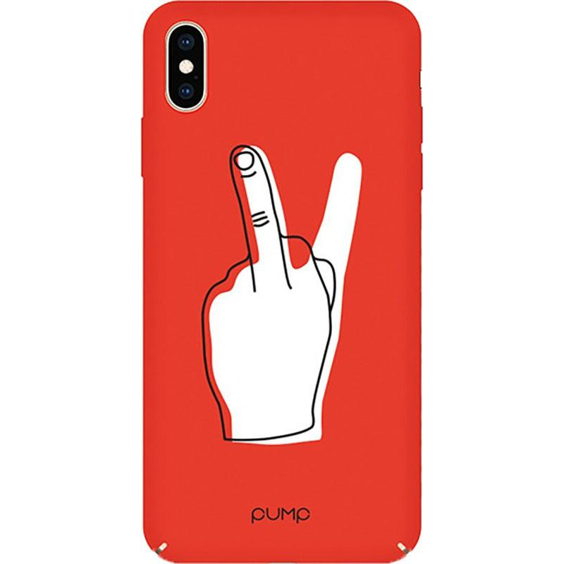 Pump Tender Touch Case Max V Middle Finger for iPhone XS (PMTTX/XS-6/126G) - зображення 1