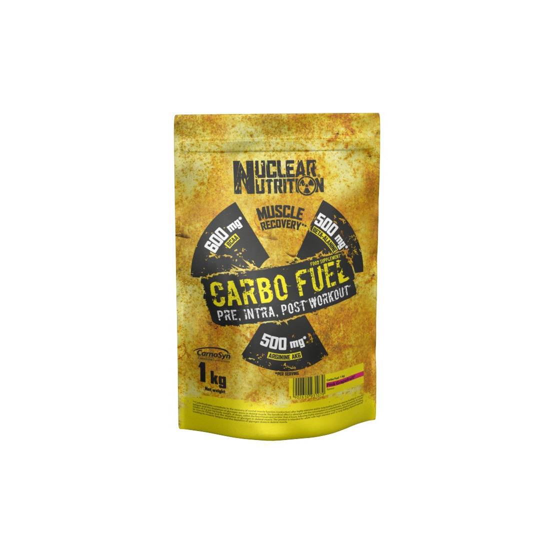Nuclear Nutrition Carbo Fuel 1000 g /20 servings/ Lemon - зображення 1