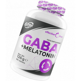 6PAK Nutrition Effective Line GABA + Melatonin 90 tabs
