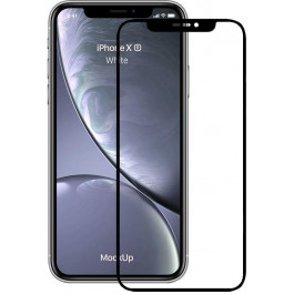 TOTO 5D Full Cover Tempered Glass iPhone Xr Black