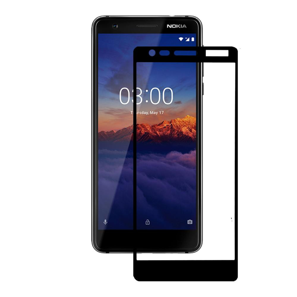 BeCover Защитное стекло Full Glue & Cover для Nokia 3.1 Black (703141) - зображення 1