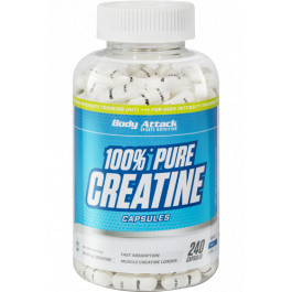 Body Attack 100% Pure Creatine 240 caps