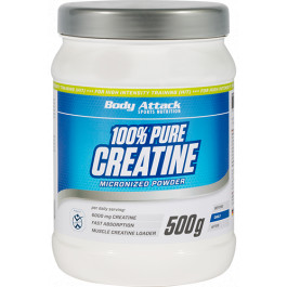   Body Attack 100% Pure Creatine 500 g /100 servings/ Unflavored