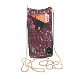 BeCover Glitter Wallet для Apple iPhone Xs Max Pink (703623)