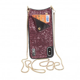   BeCover Glitter Wallet для Apple iPhone Xs Max Pink (703623)