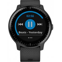 Garmin VIVOACTIVE 3 MUSIC BLACK WITH STAINLESS HARDWARE (010-01985-03/02)