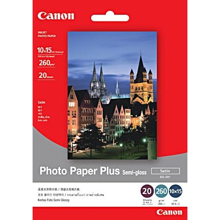 Canon SG-201 Photo Paper Plus Semi-Gloss 4&quot;x6&quot; (1686B015) - зображення 1