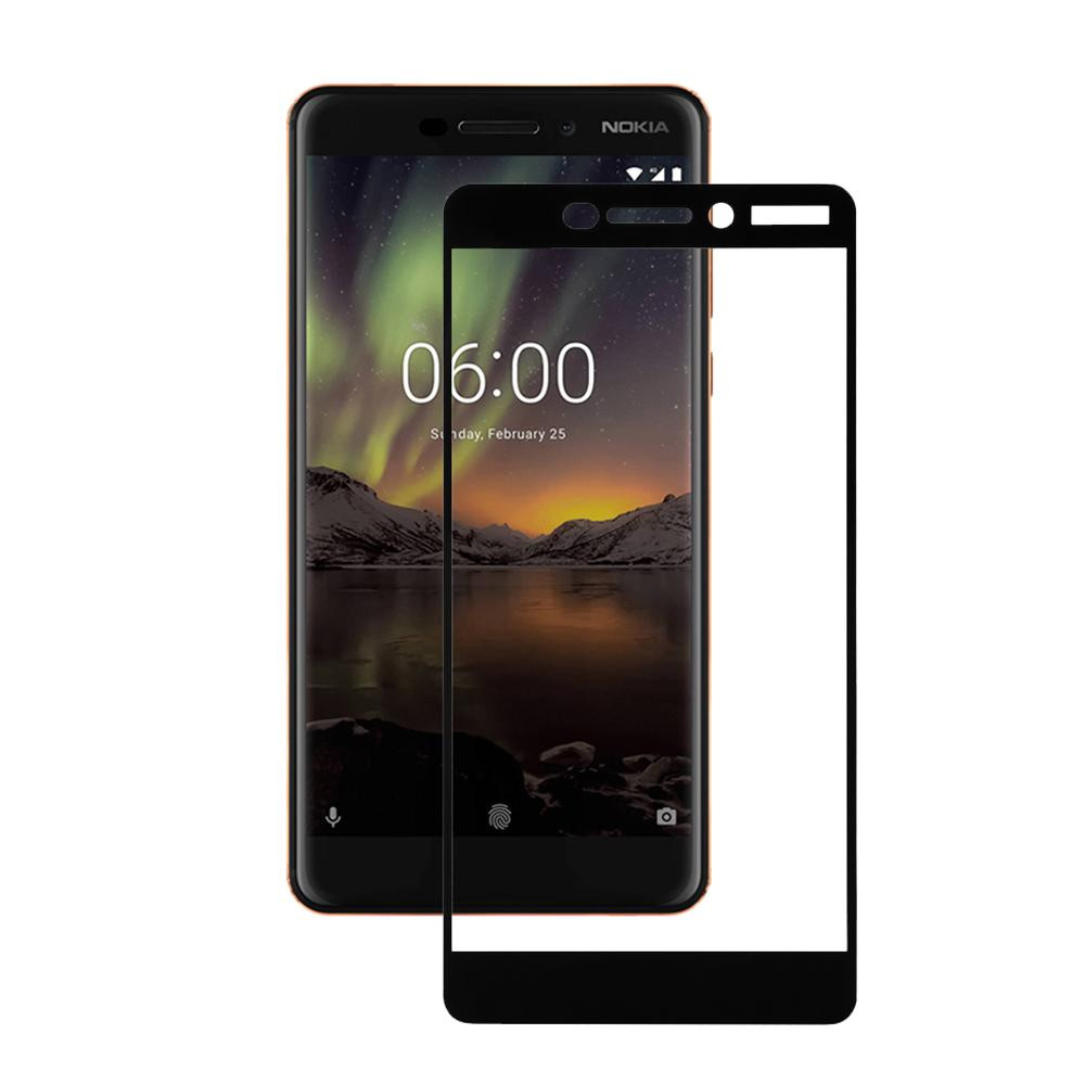 BeCover Защитное стекло для Nokia 6.1/6 2018 Black (702168) - зображення 1