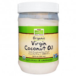 Now Organic Virgin Coconut Oil 591 ml /39 servings/ Unflavored
