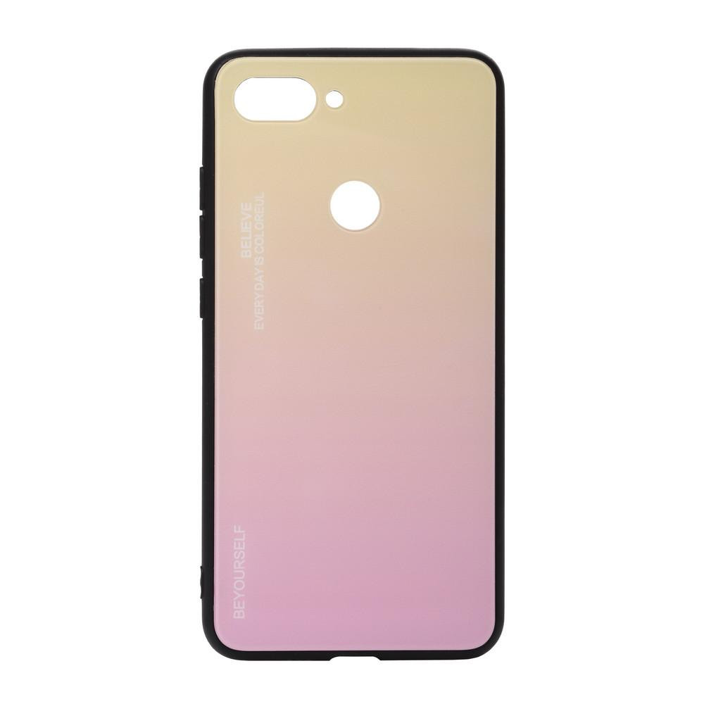 BeCover Gradient Glass для Xiaomi Mi 8 Lite Yellow-Pink (703576) - зображення 1